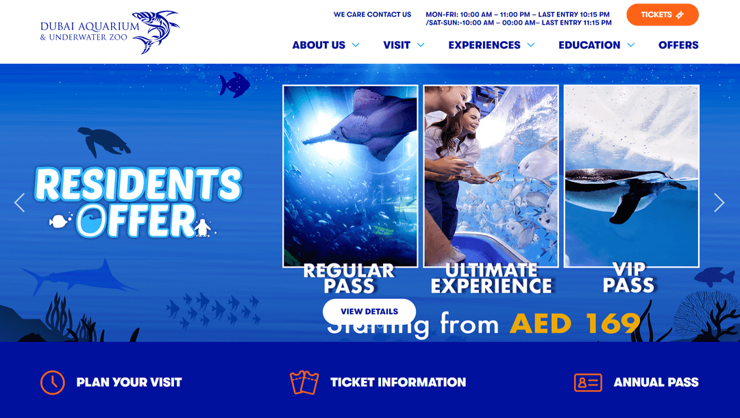 Dubai Mall Aquarium Tickets